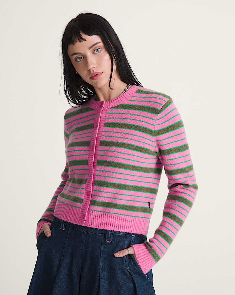 VANS DOLLY STRIPE CARDIGAN