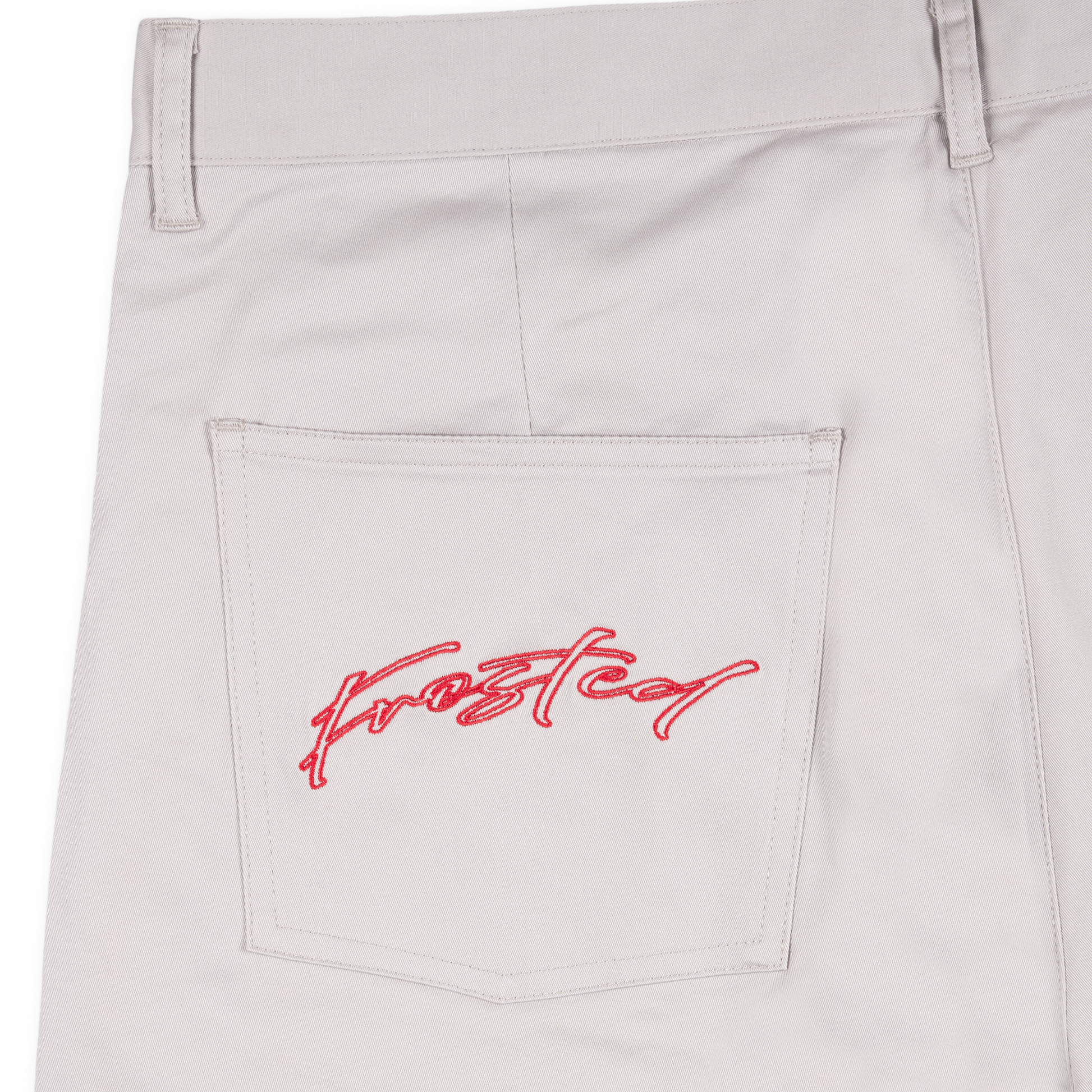 FROSTED DOUBLE PLATED SHORT Light Grey