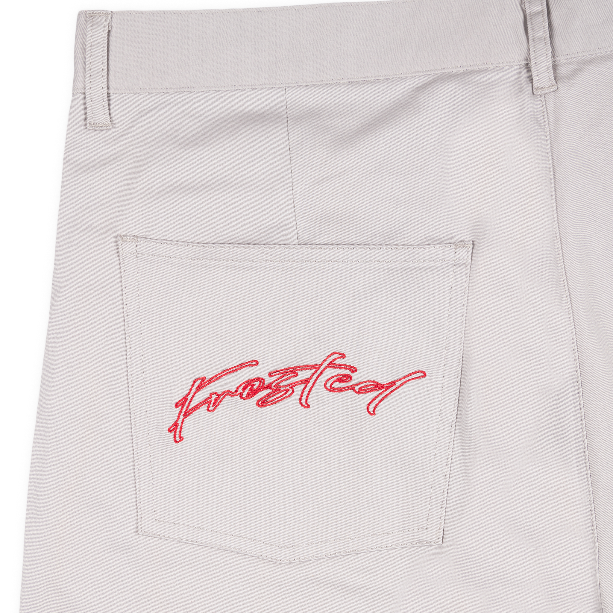 FROSTED DOUBLE PLATED SHORT Light Grey