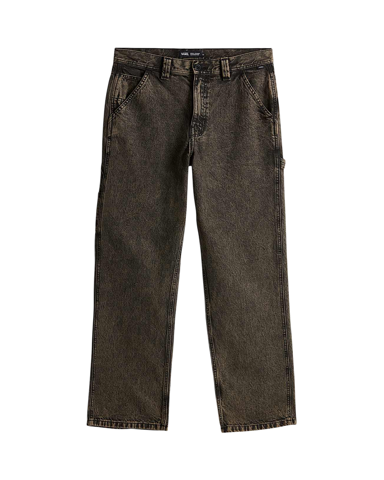VANS DRILL CHORE CARPENTER LOOSE ACID WASH PANT