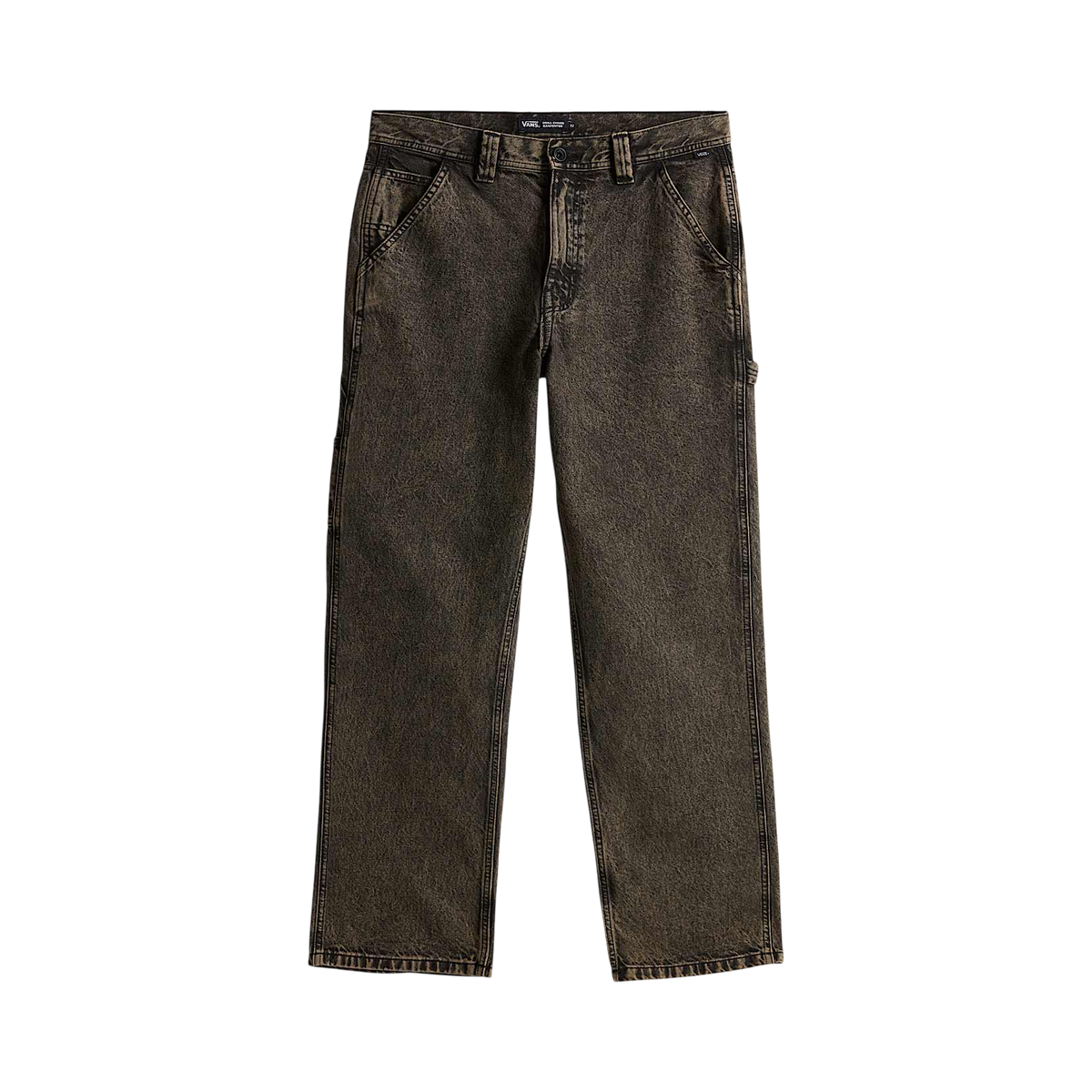 VANS DRILL CHORE CARPENTER LOOSE ACID WASH PANT 
