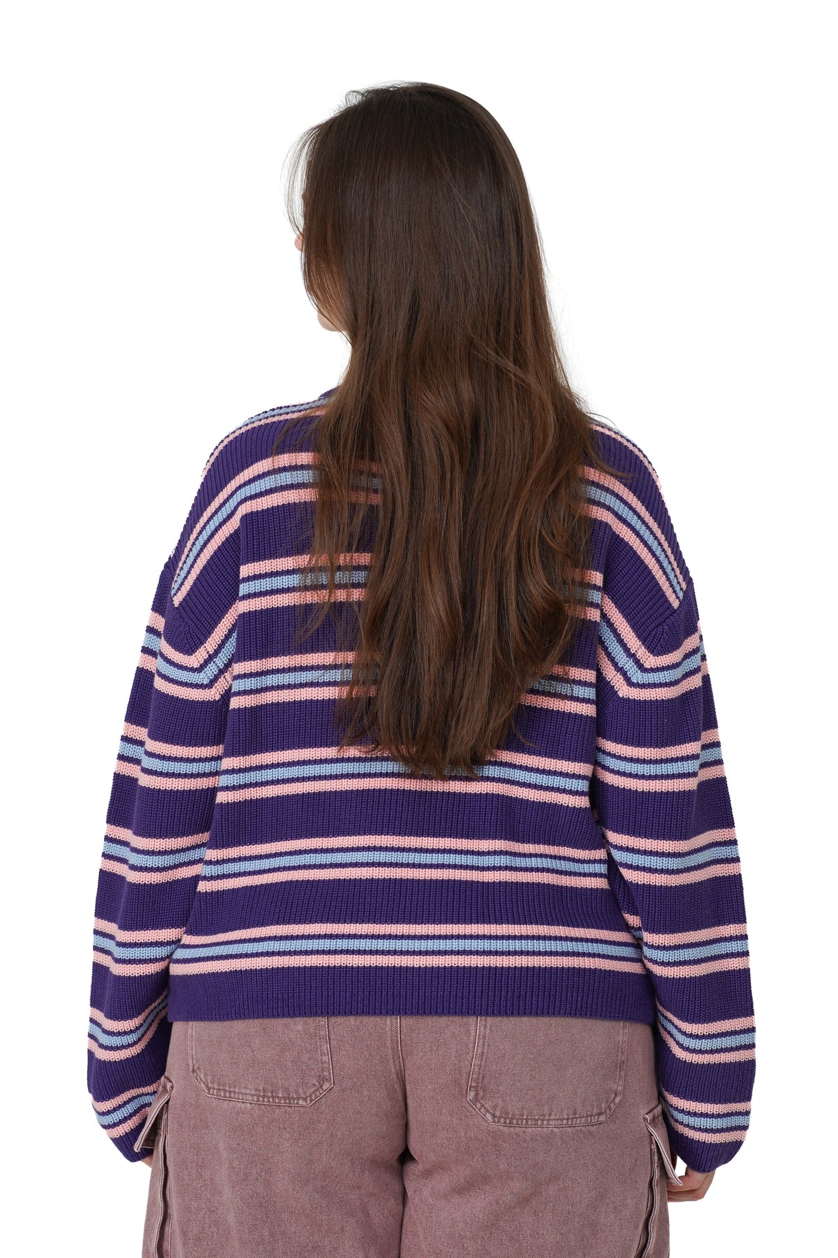 NOTICE THE RECKLESS W ARCTIC DAWN HALF ZIP SWEATER