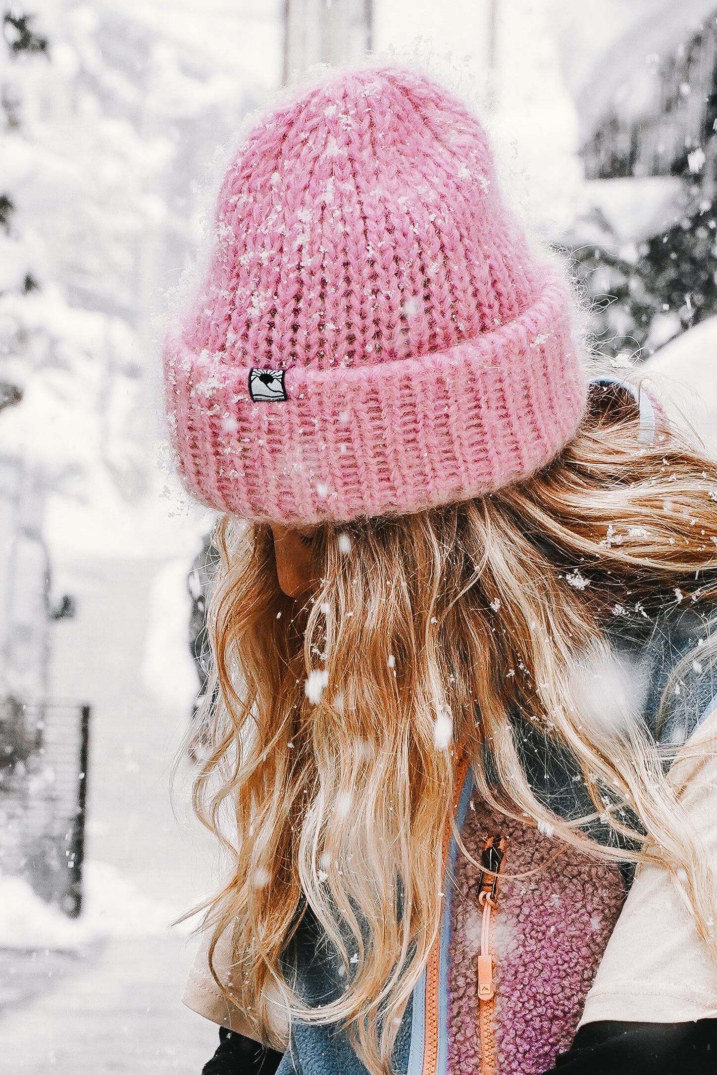 INSTRUCTIONS THE RECKLESS BLOOM MOHAIR BEANIE 