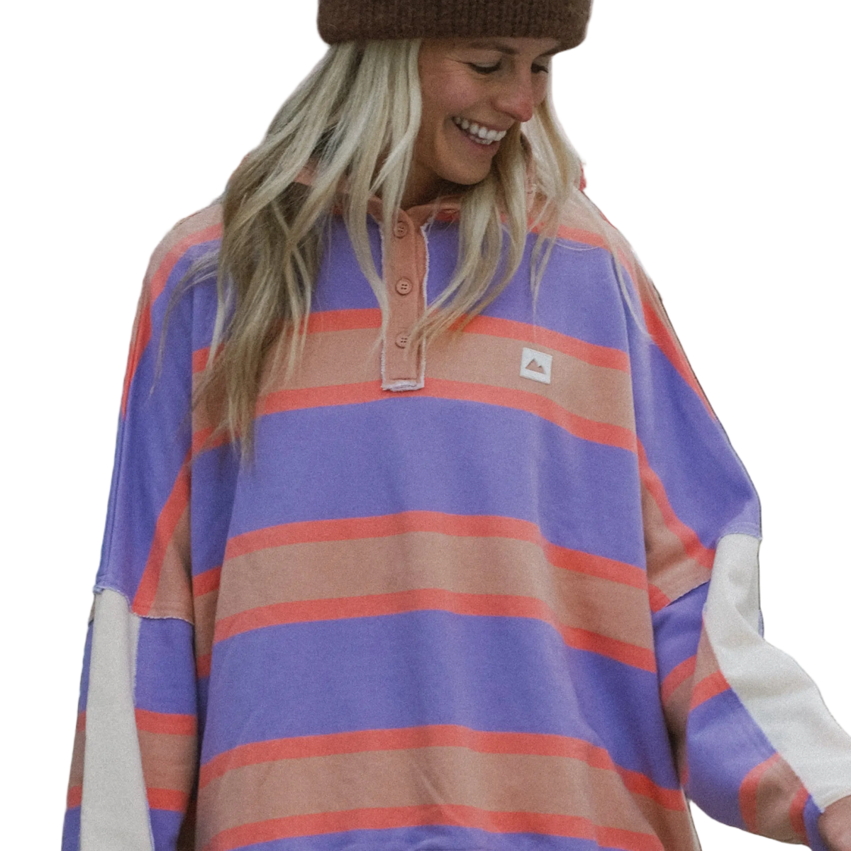 NOTICE THE RECKLESS RETRO STRIPE POLO SHIRT