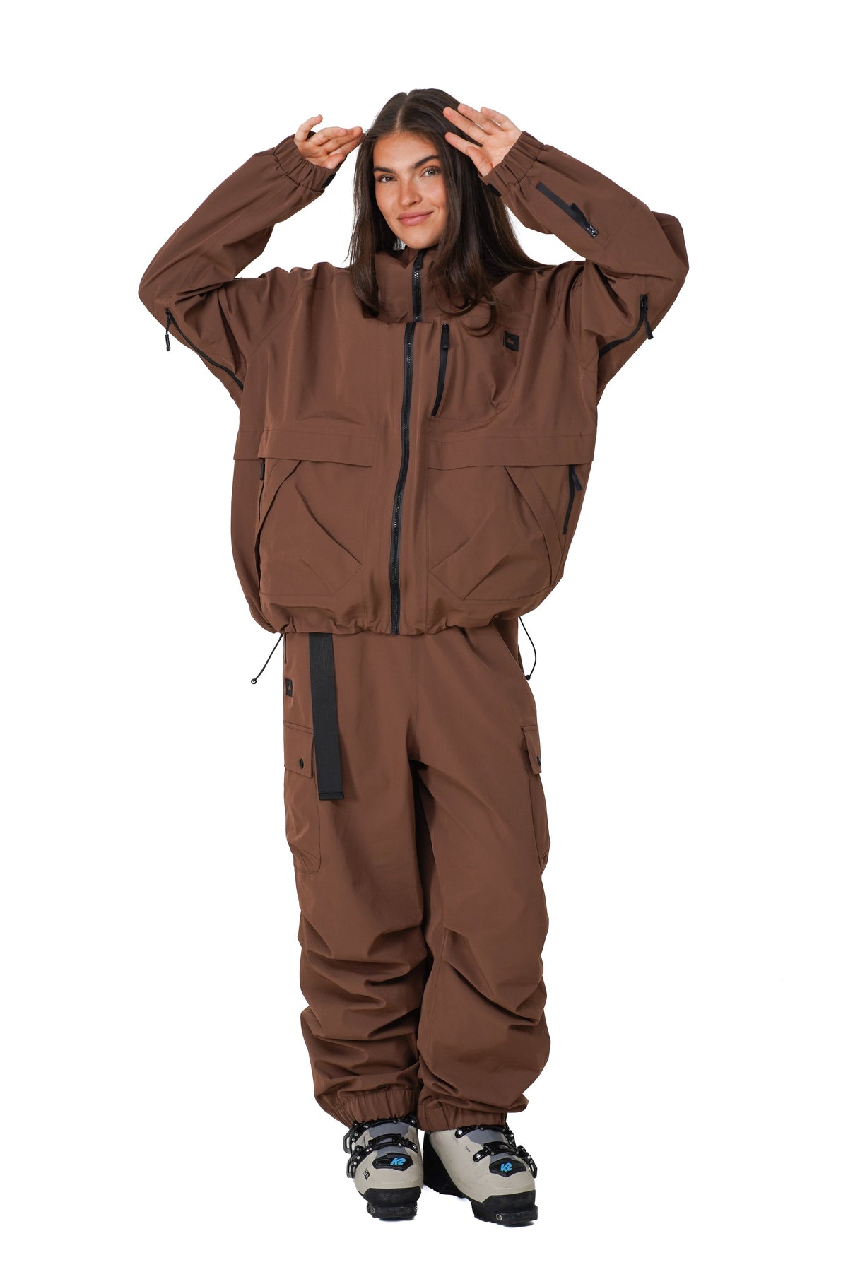 NOTICE THE RECKLESS W MUDSTONE 3-LAYER JACKET