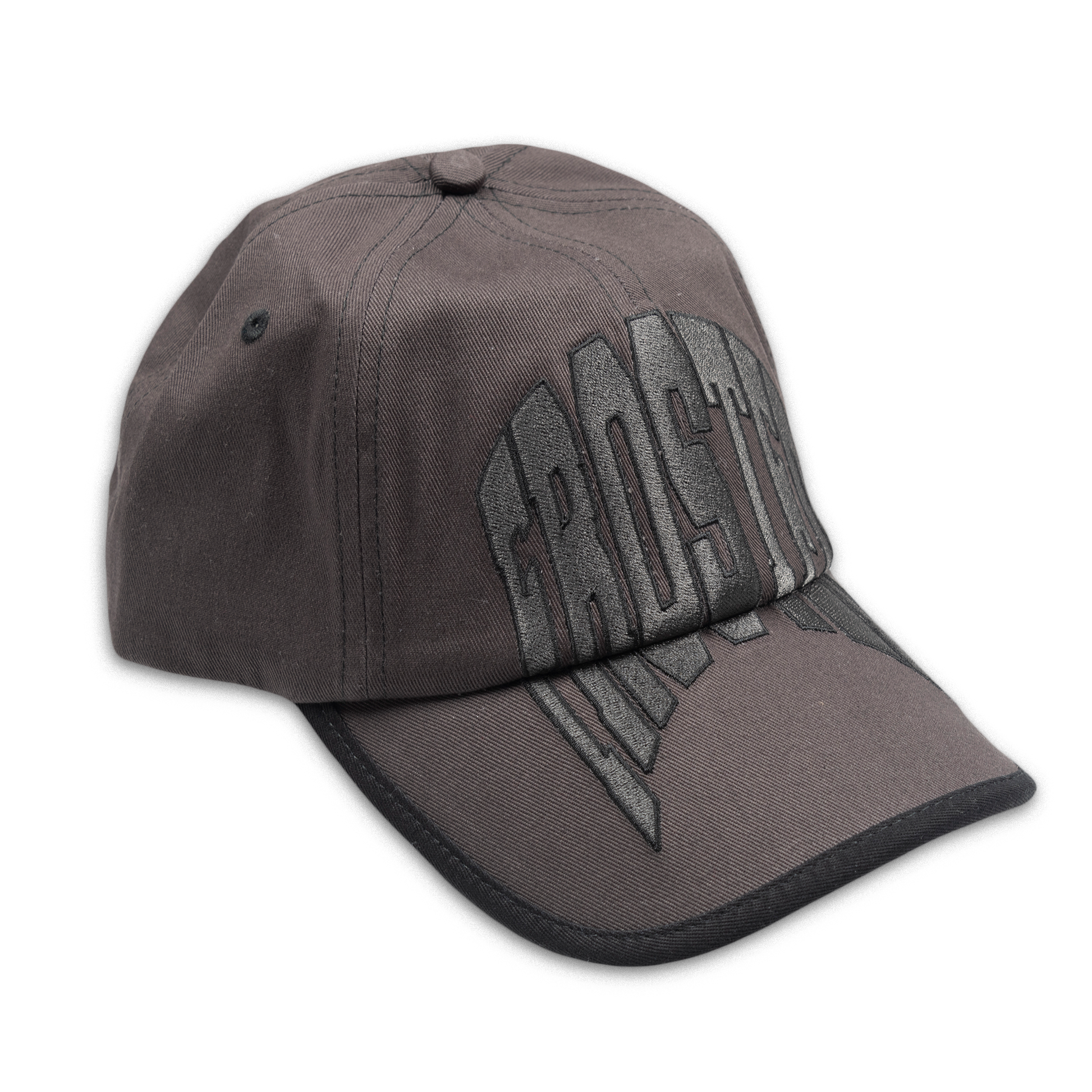 Frosted Embroidery Cap Grey/Black - vue 1