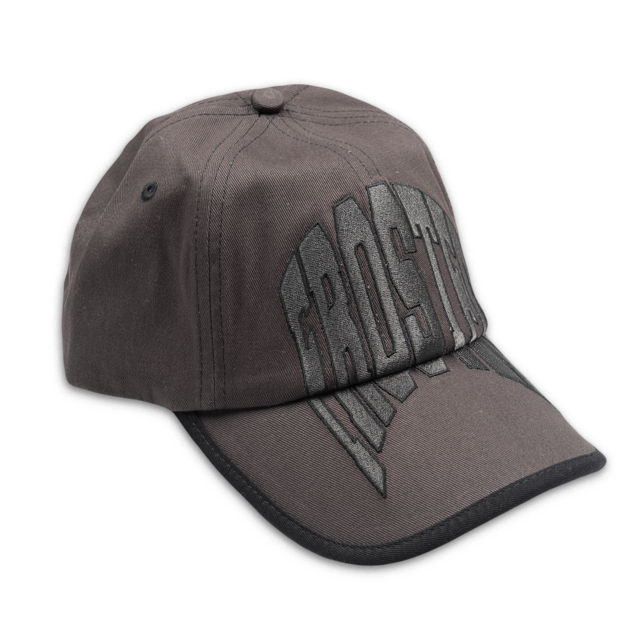 Frosted Embroidery Cap Grey/Black - vue 1