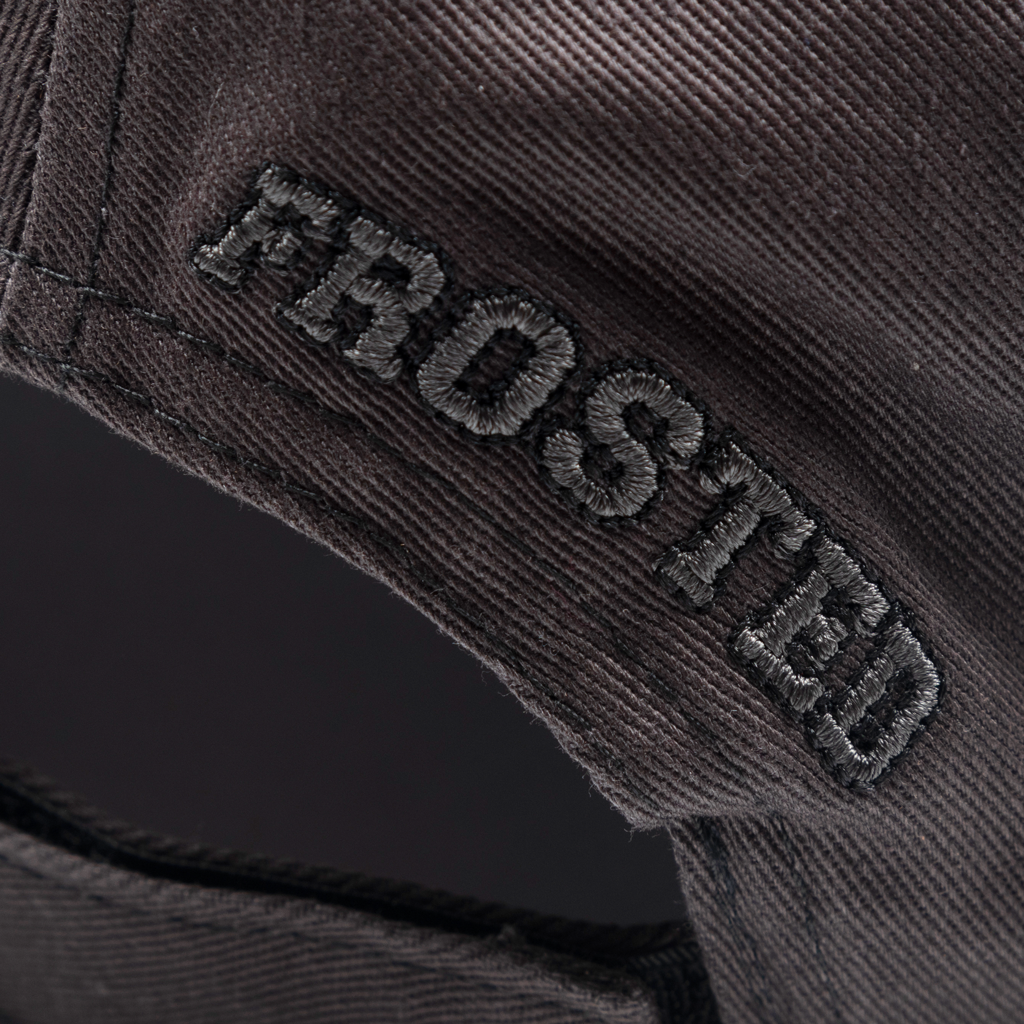 Frosted Embroidery Cap Grey/Black - vue 3