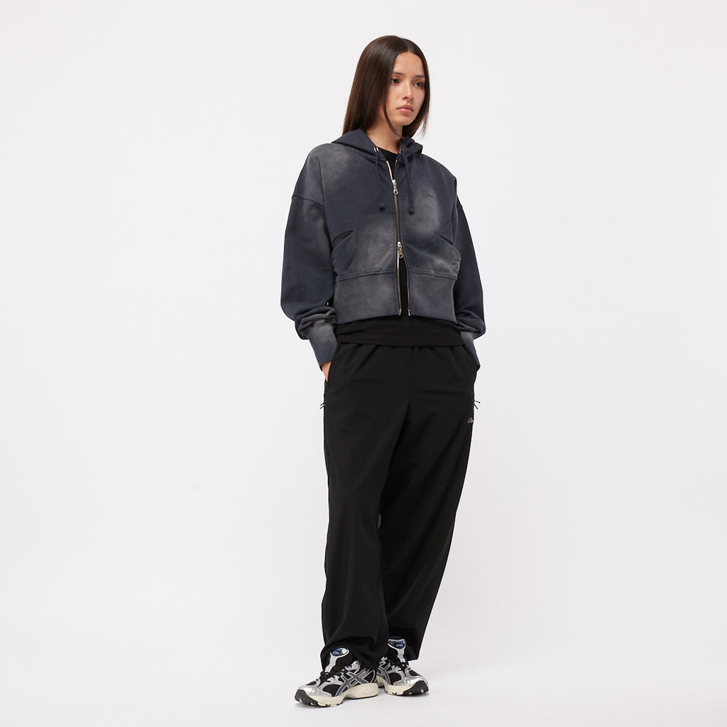 DIME W CROPPED ZIP HOODIE