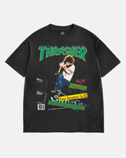 THRASHER FEBRUARY 1987 VINTAGE T-SHIRT BLACK