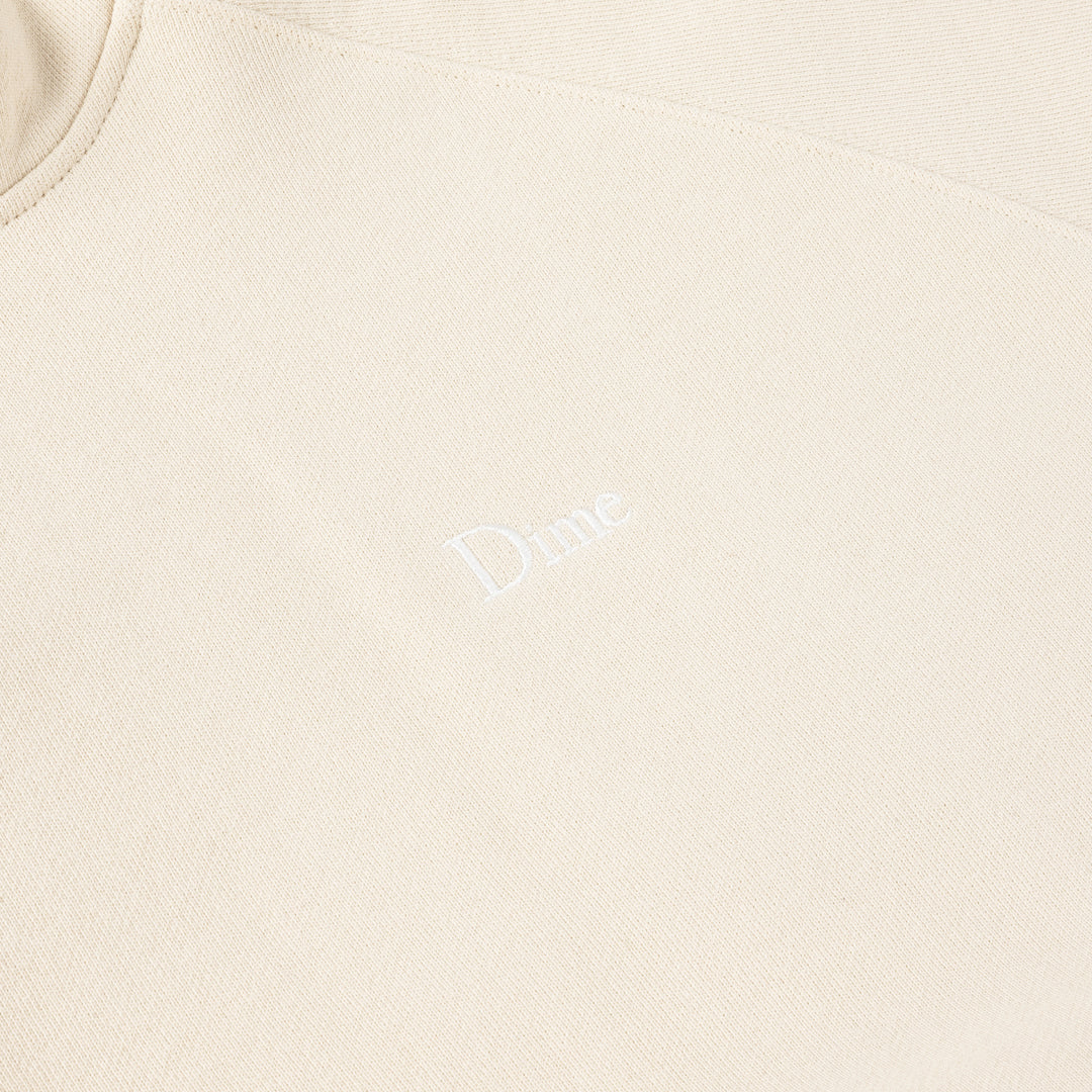 DIME Classic Small Logo Hoodie Fog — détail