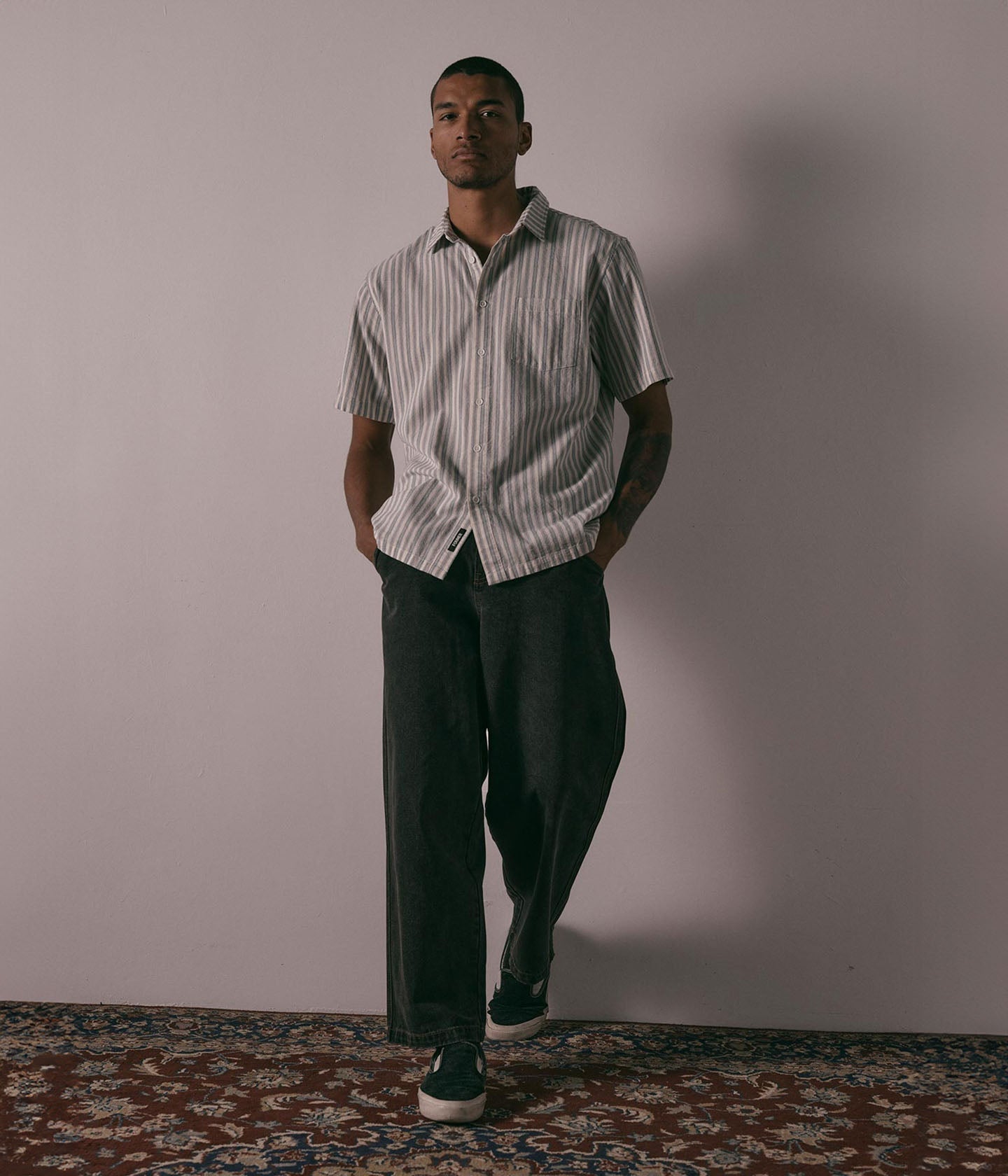 TRAIN REYNOLDS STRIPE SS SHIRT