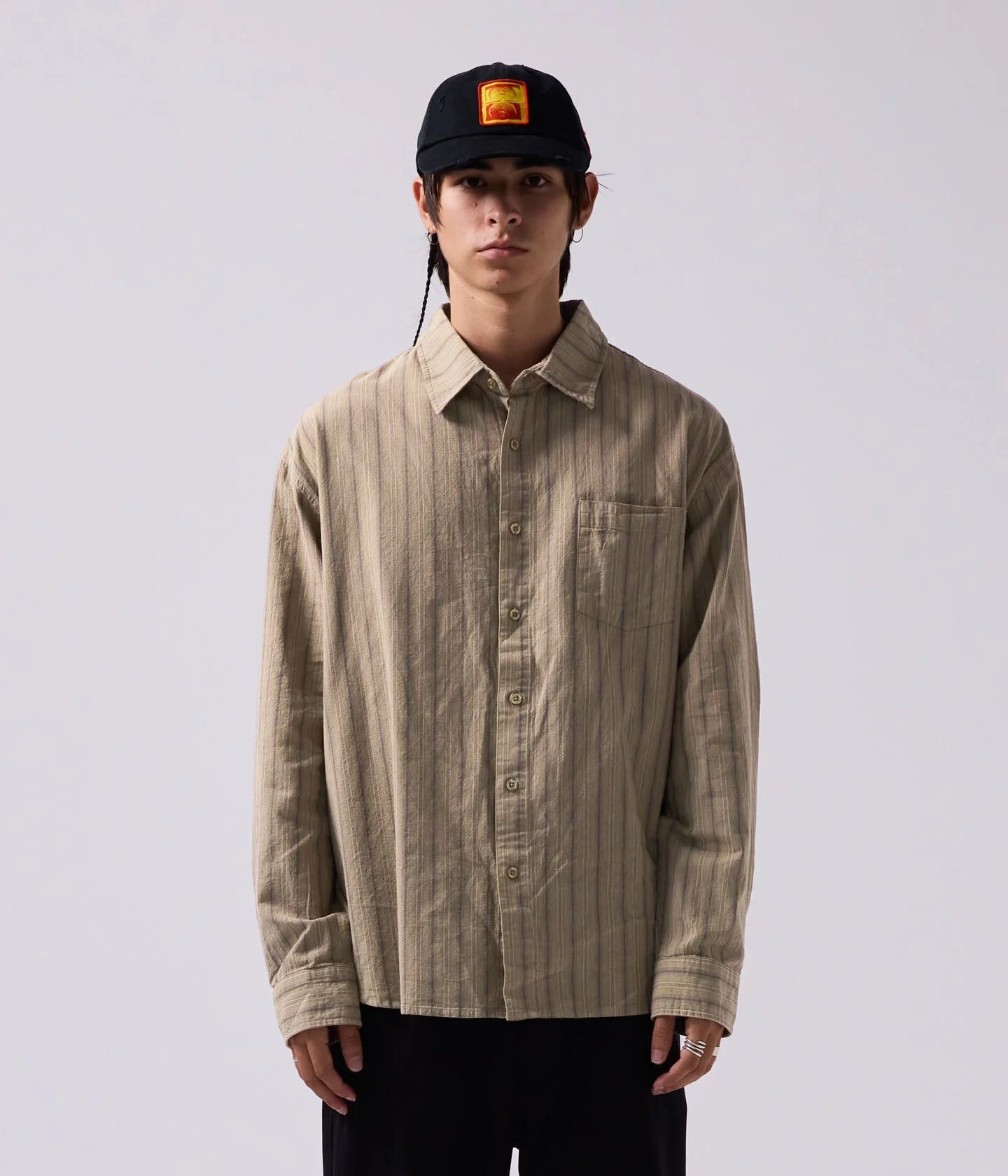 FORMER REYNOLDS STRIPED LS SHIRT