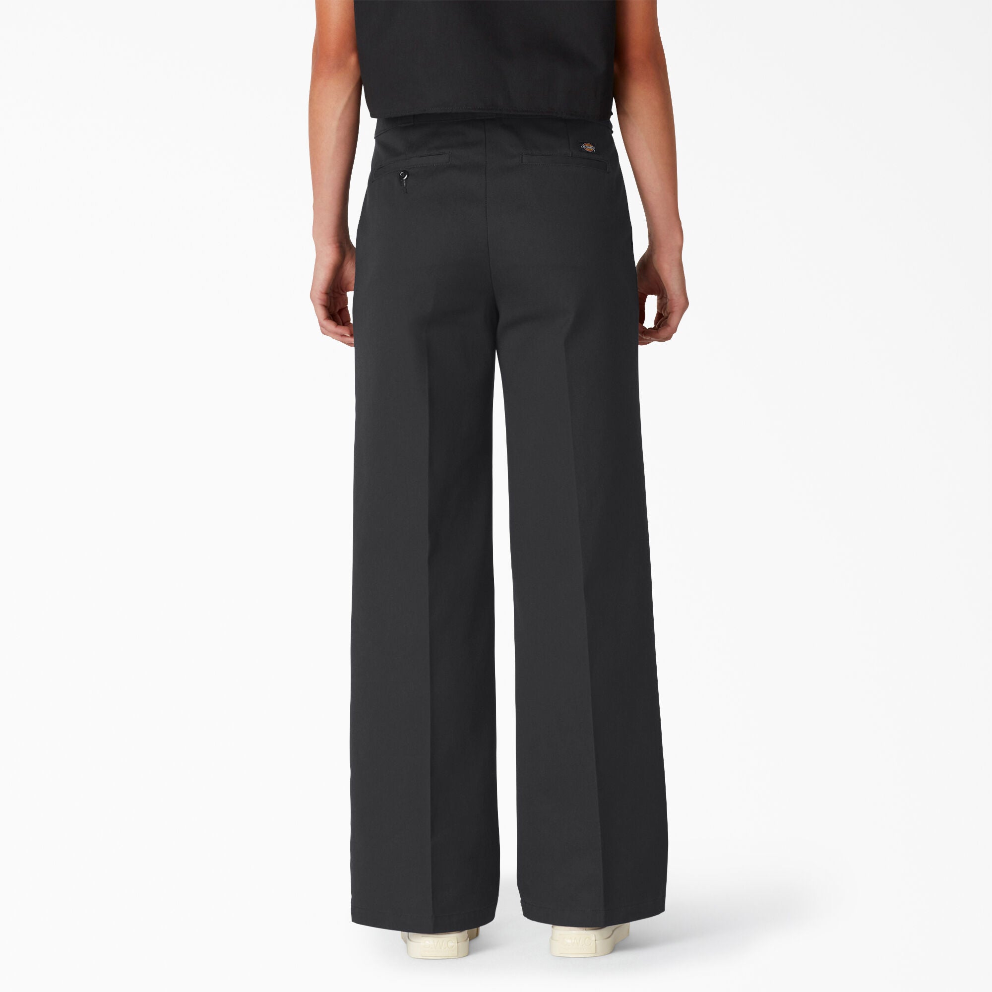 DICKIES W WIDE LEG TWILL PANT 