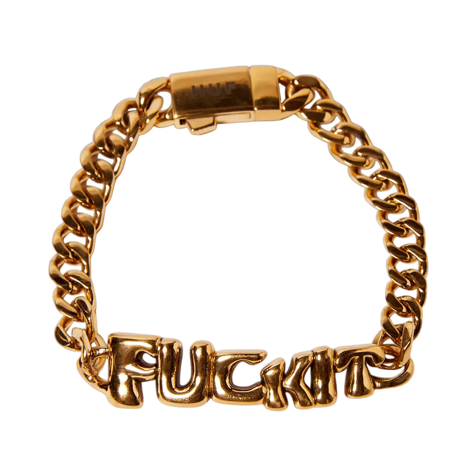 HUF FUCK IT WARPED ID BRACELET