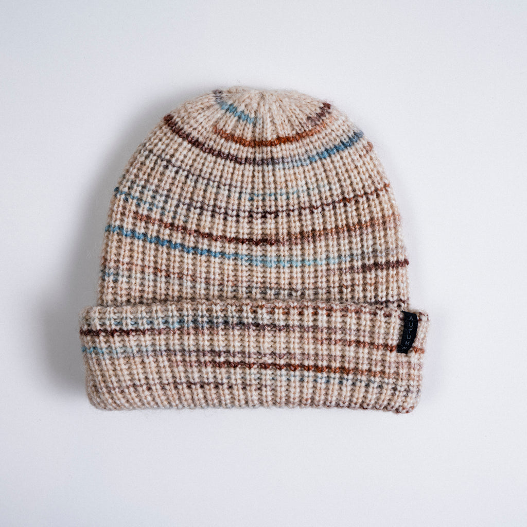 AUTUMN CHUNKY STRIPE BEANIE coloris Sand