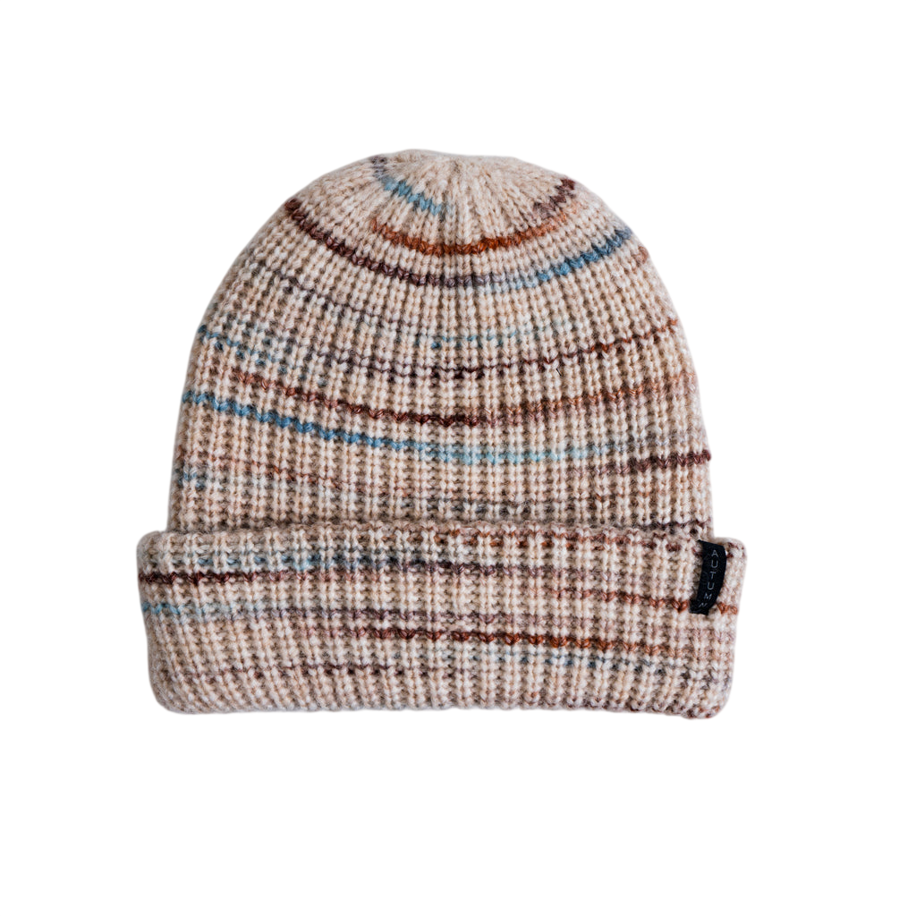 AUTUMN CHUNKY STRIPE BEANIE coloris Sand