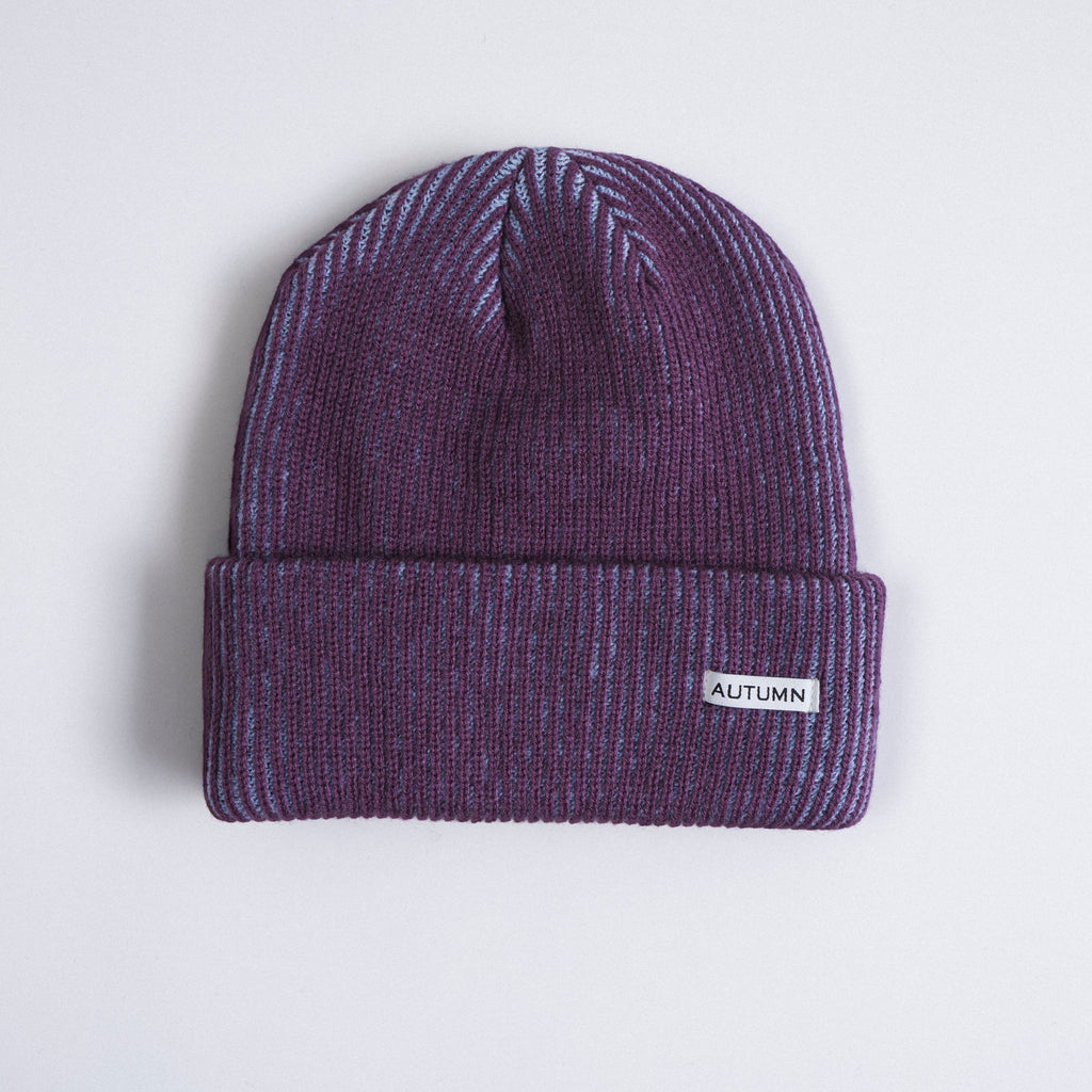 AUTUMN CORD BEANIE coloris Plum