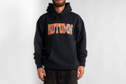 AUTUMN CROWN HOODED FLEECE NAVY