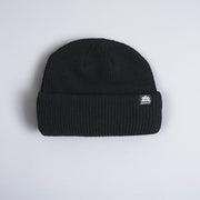 AUTUMN DOUBLE ROLL BEANIE coloris Black