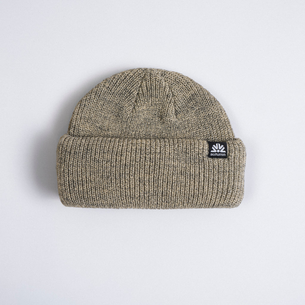 AUTUMN DOUBLE ROLL BEANIE coloris Cream