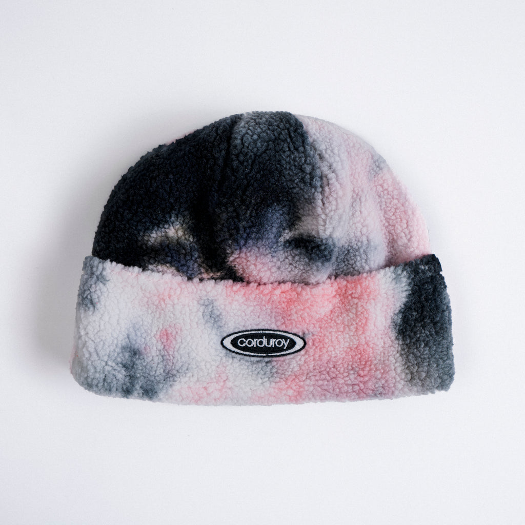 CORDUROY FLEECE BEANIE coloris Black