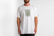 AUTUMN FLOWER FIELD SS TEE WHITE
