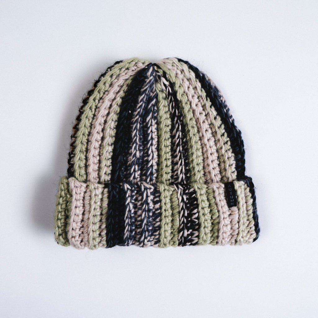 AUTUMN PATCHWORK BEANIE coloris Sand