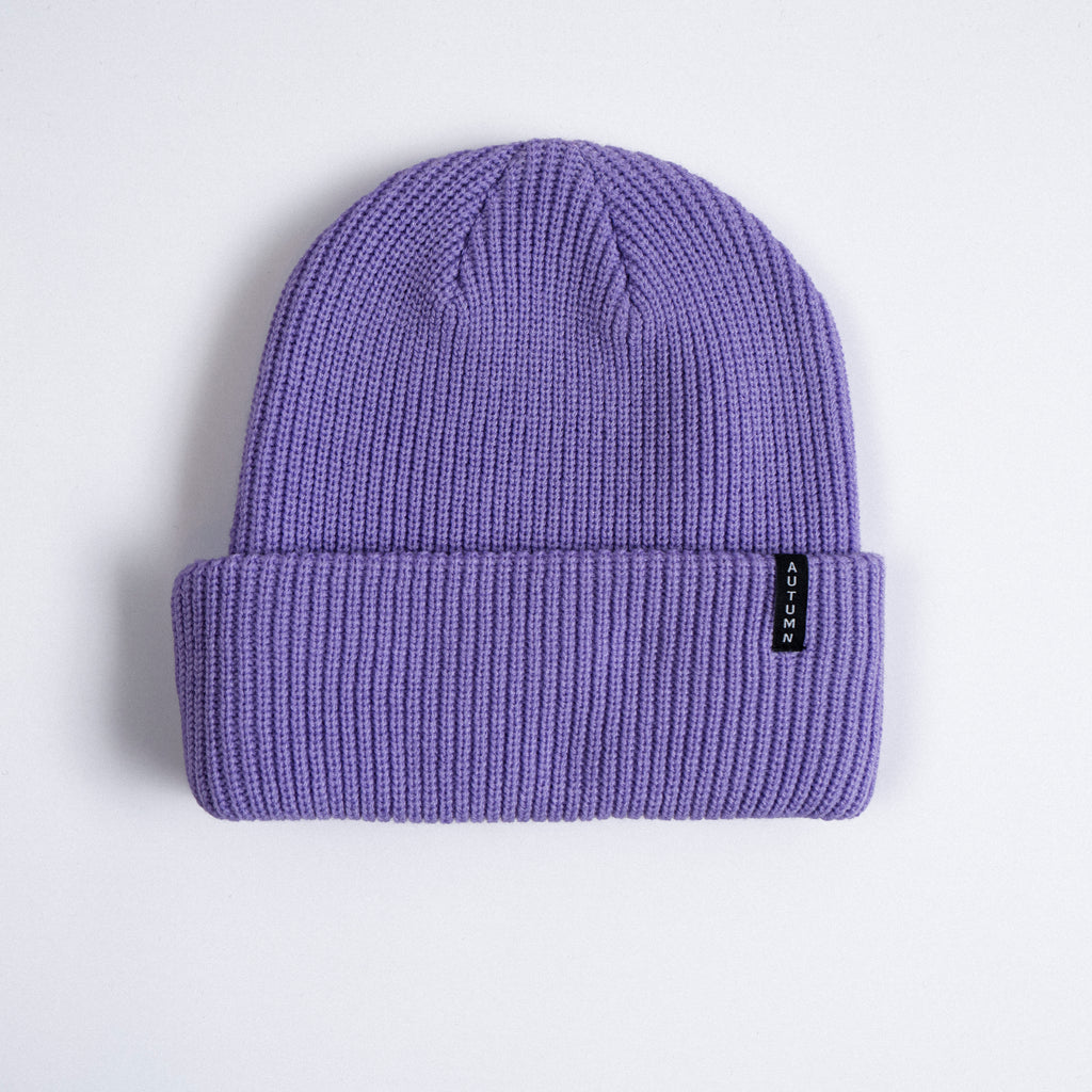 AUTUMN SELECT SOLID BEANIE coloris Lavender