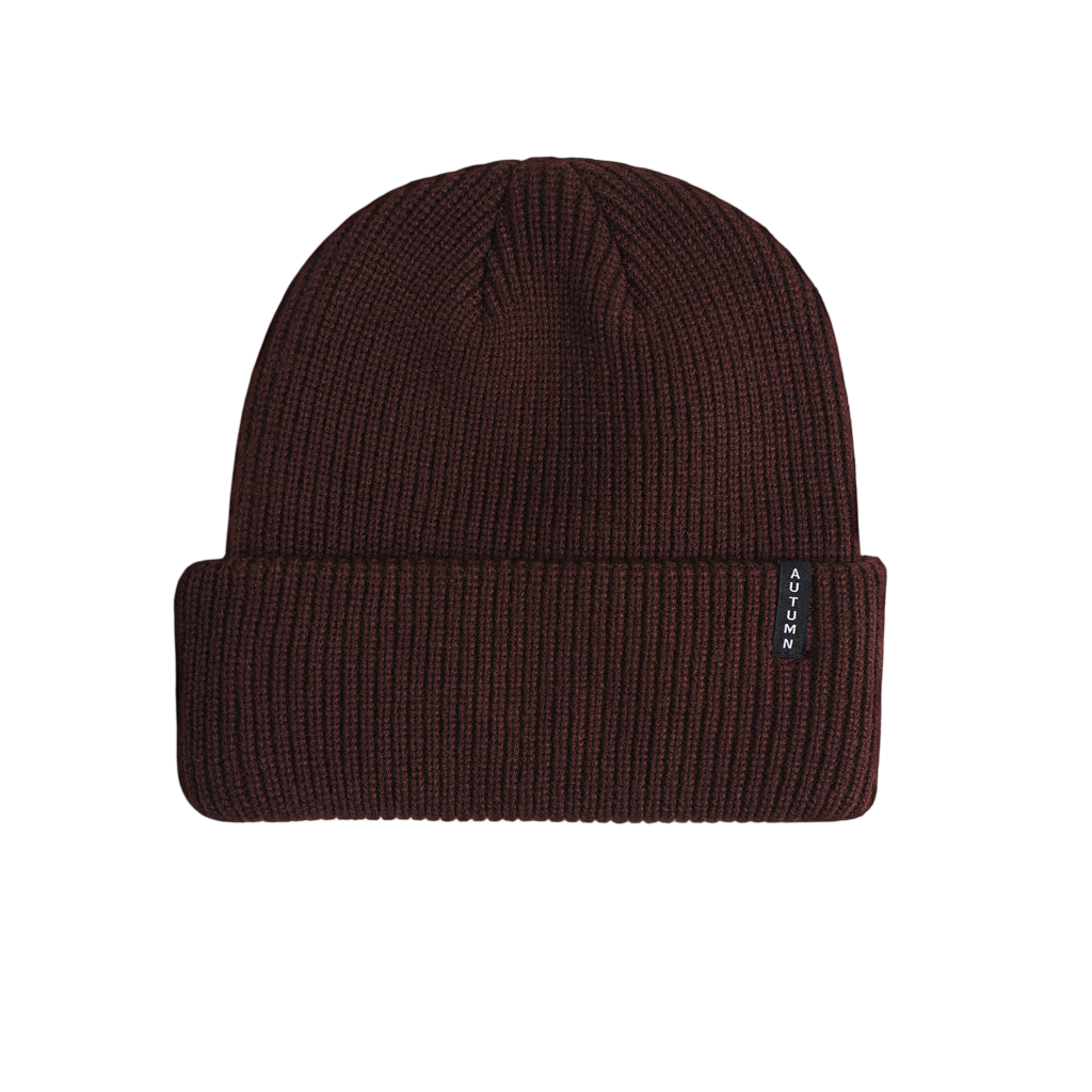 AUTUMN SELECT SOLID BEANIE coloris Oxblood