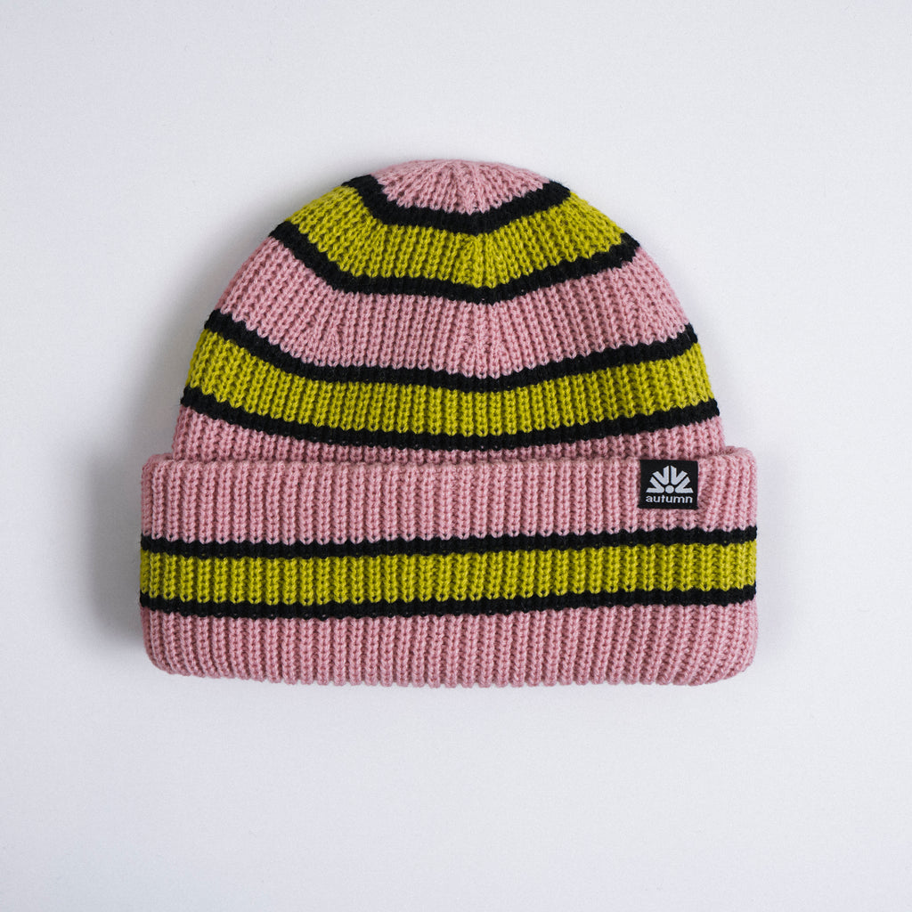 AUTUMN SLACKER BEANIE coloris Pink