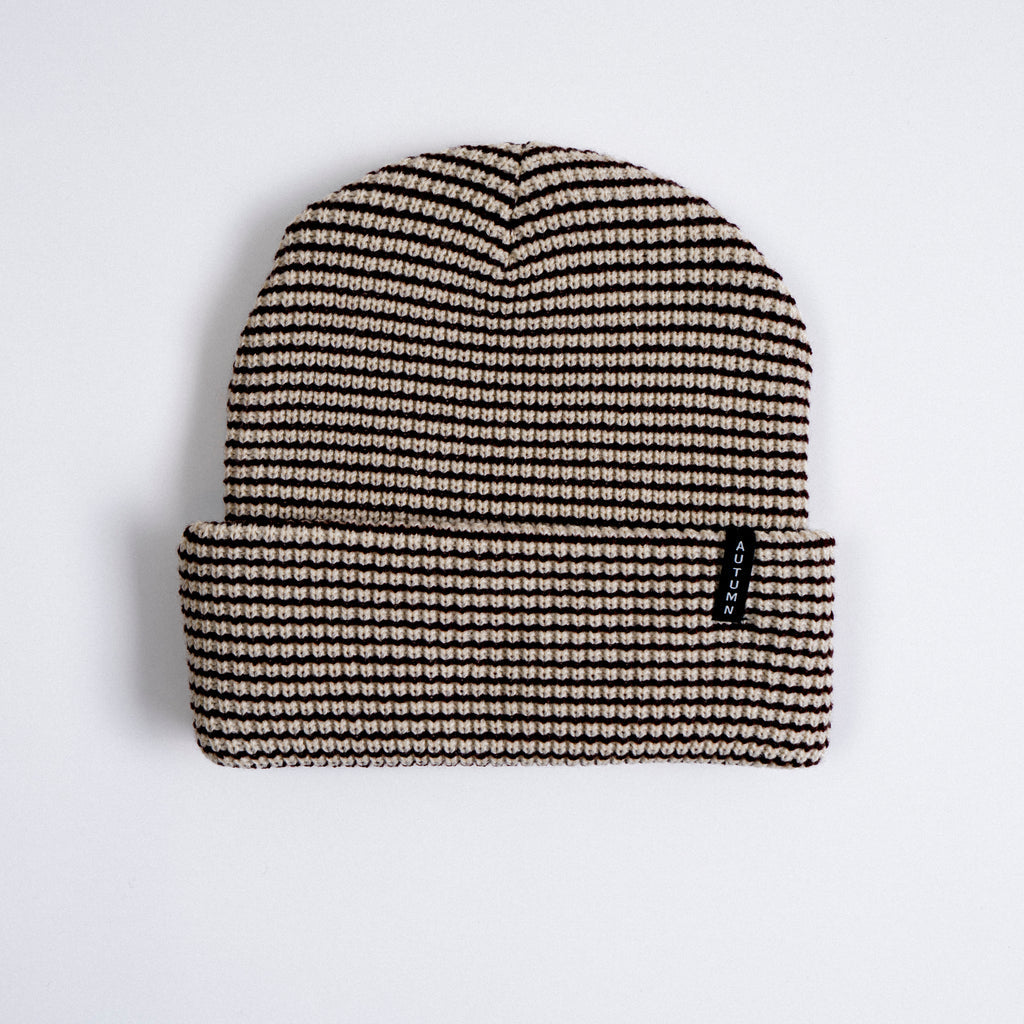 AUTUMN STRIPE BEANIE coloris Shell