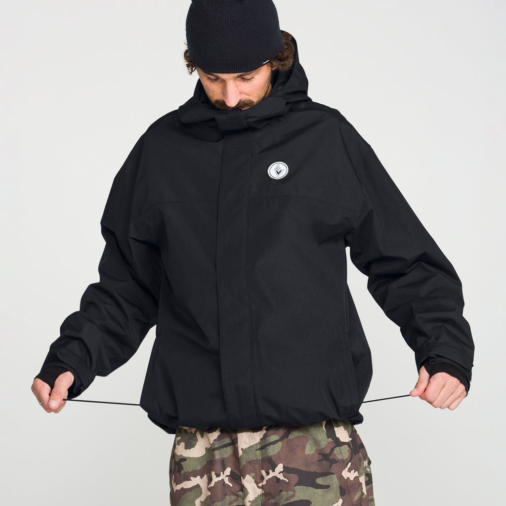 VOLCOM BuckThreeEighty Insulated Jacket Black - détail