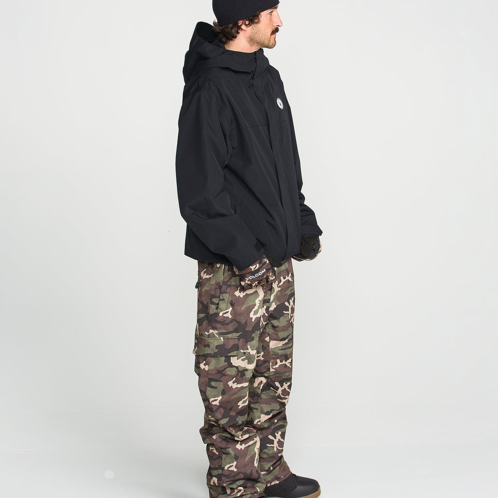 VOLCOM BuckThreeEighty Insulated Jacket Black - détail