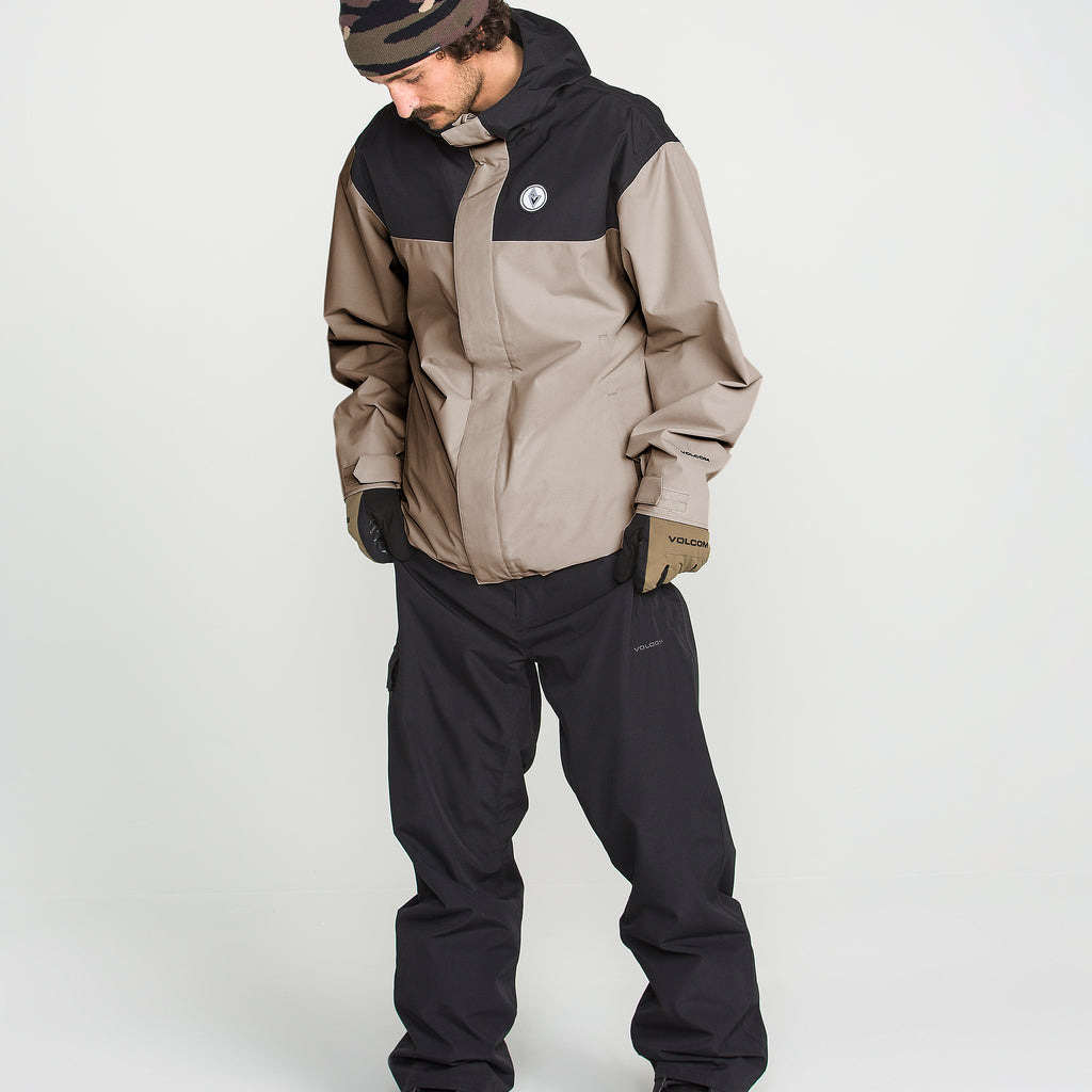 VOLCOM BuckThreeEighty Insulated Jacket Khaki - détail