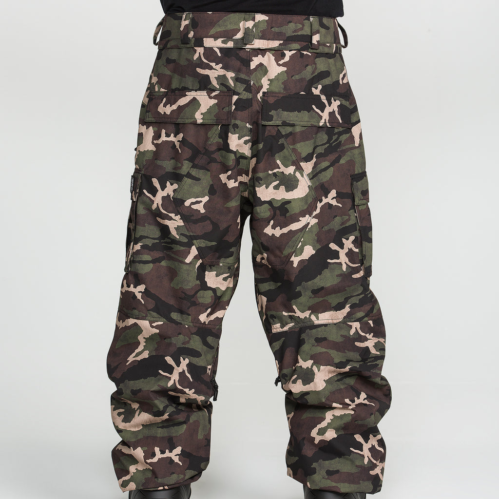 VOLCOM Nwrk 20K Baggy Pants Camouflage - dos