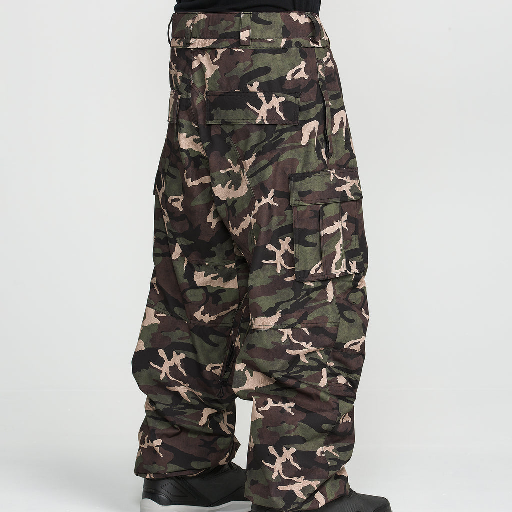 VOLCOM Nwrk 20K Baggy Pants Camouflage - détail