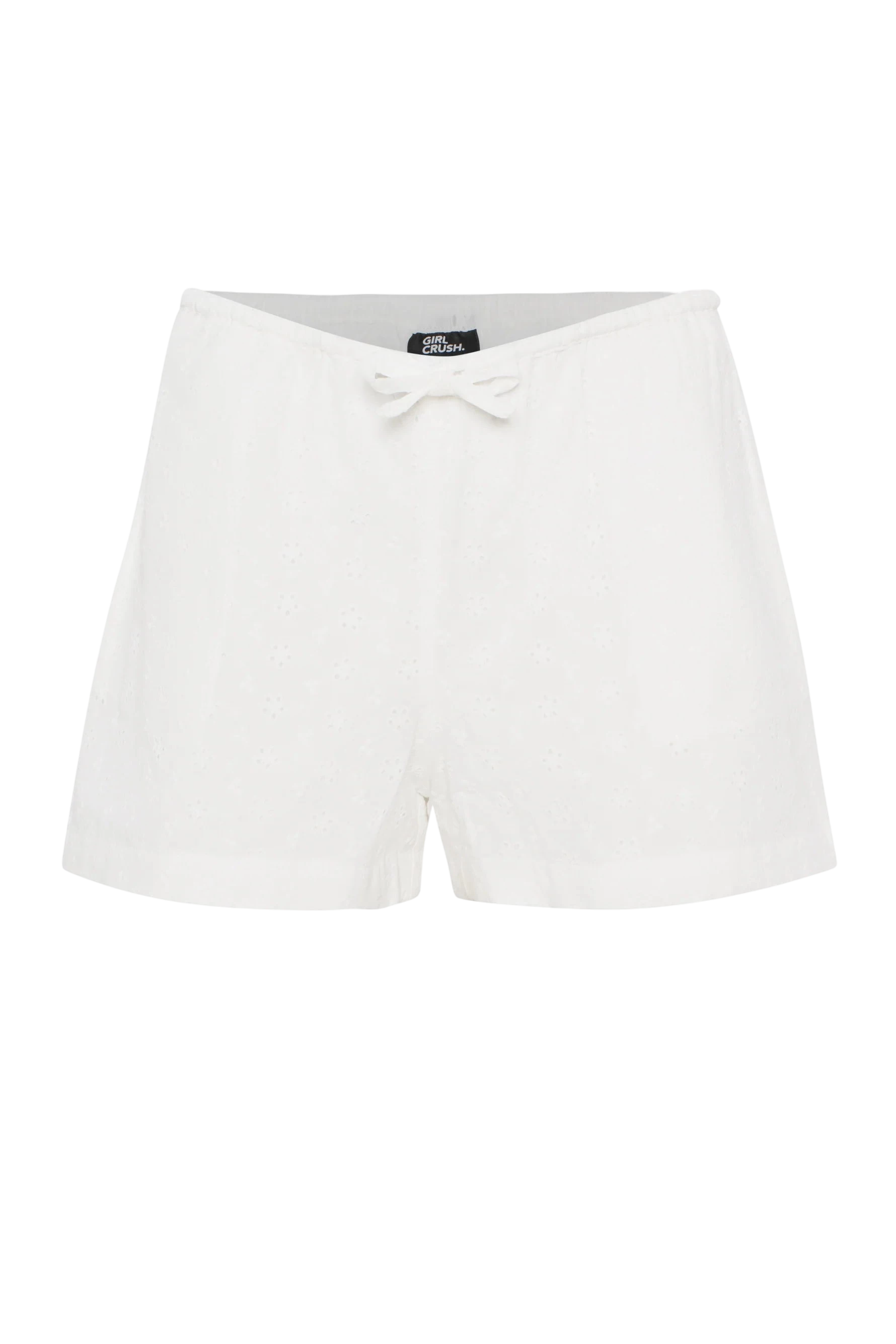 GIRL CRUSH W COTTON EMBROIDED BOXER SHORTS 
