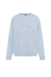 GIRL CRUSH W SOUVENIR CLUB - SWEATER - THE 3 GUYS - CREW NECK KNIT 