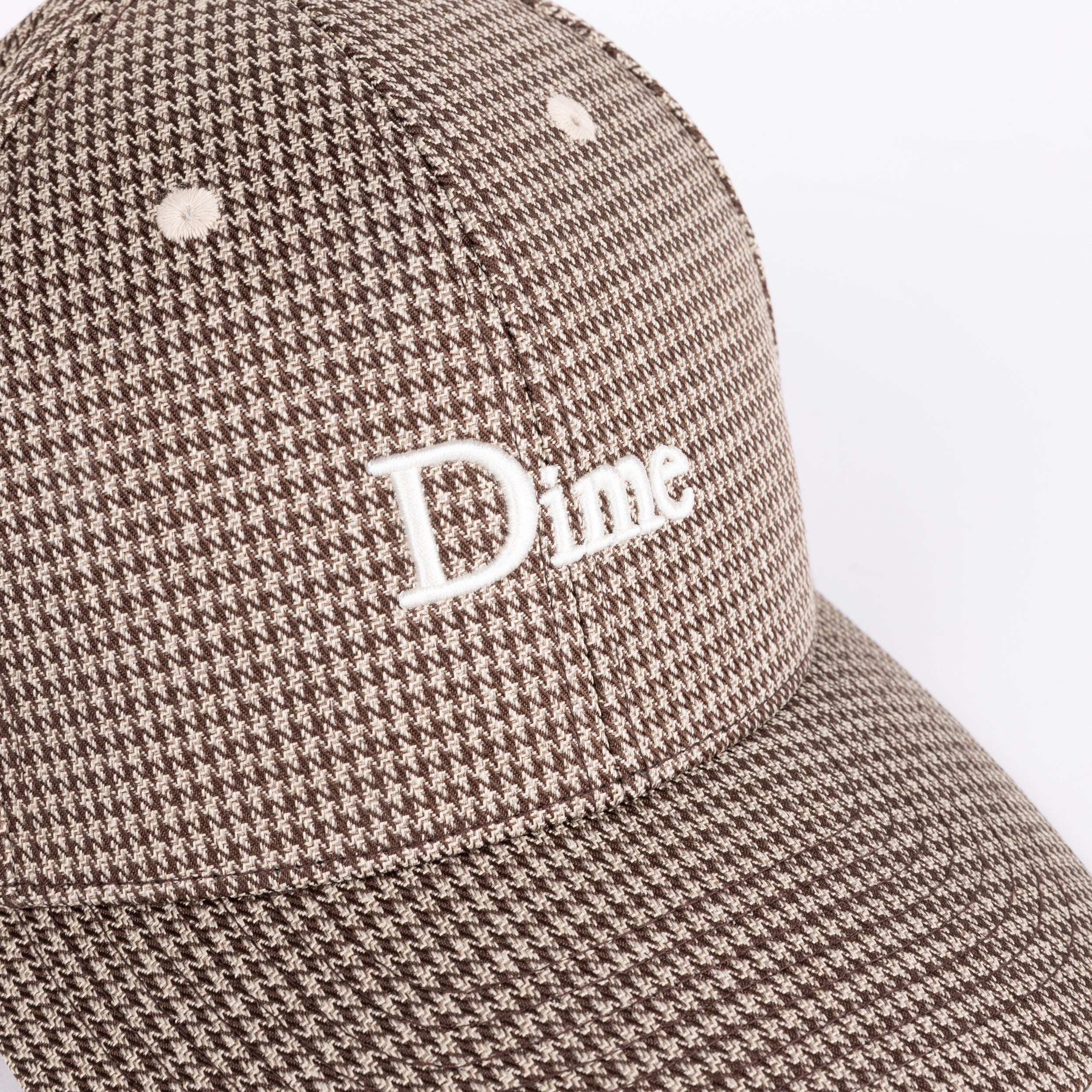 DIME CLASSIC HOUNDSTOOTH LOW PRO CAP - Camel détail