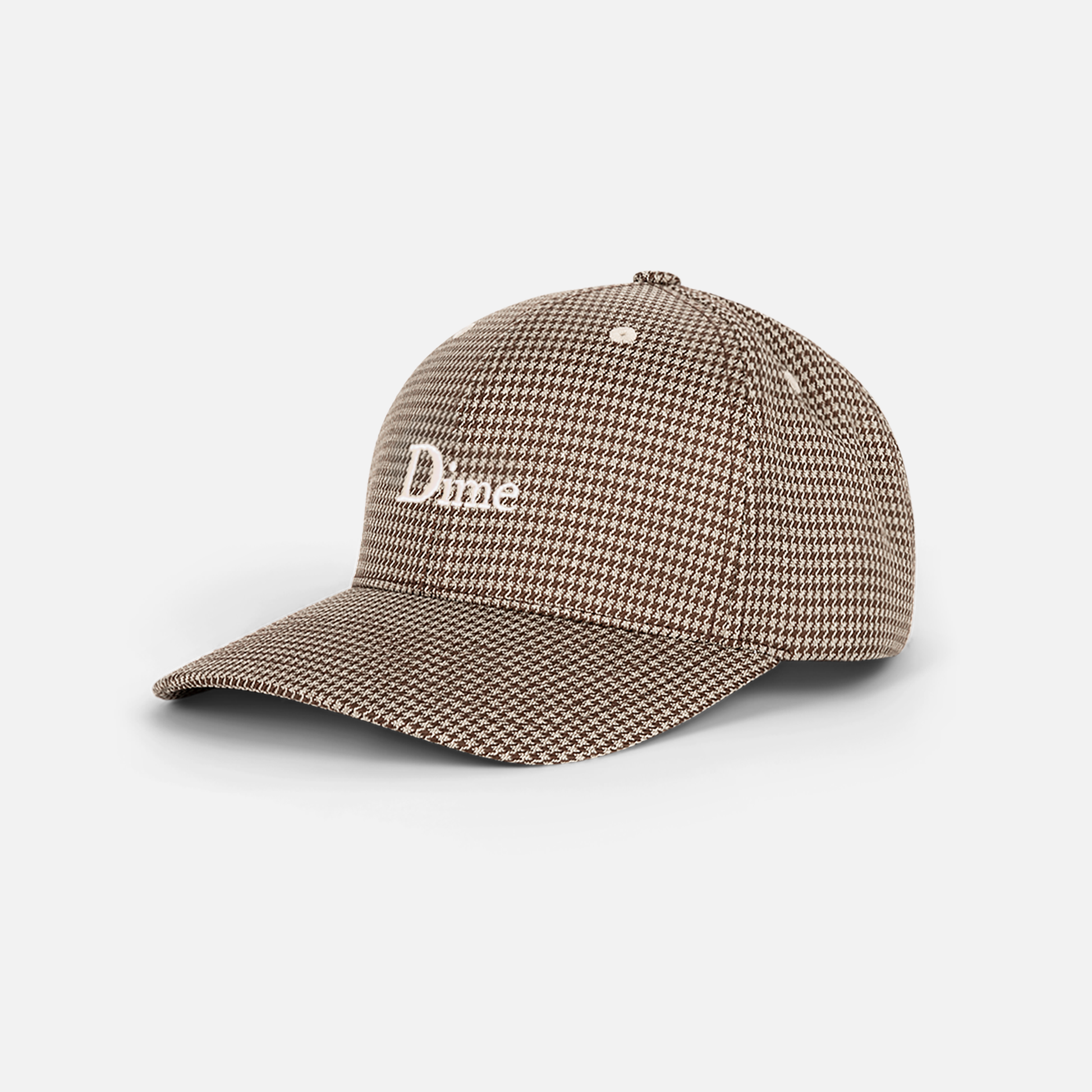 DIME CLASSIC HOUNDSTOOTH LOW PRO CAP - Camel