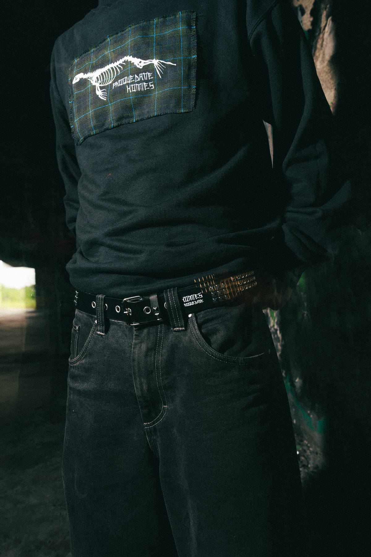 HOMIES PHOQUE DATTE STUDS BELT