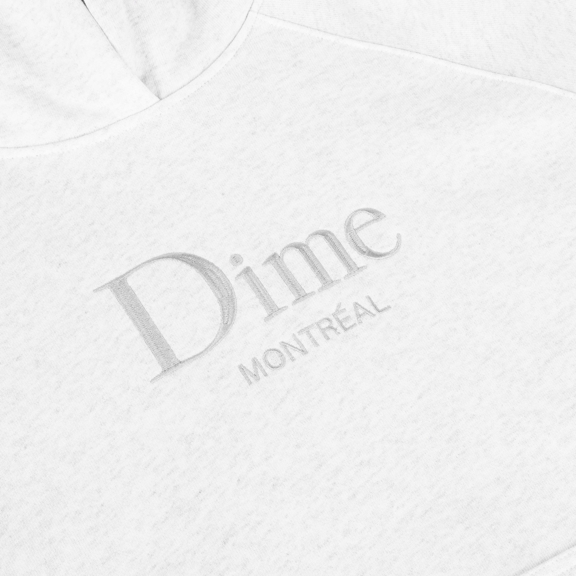DIME CLASSIC MTL HOODIE ASH - détail