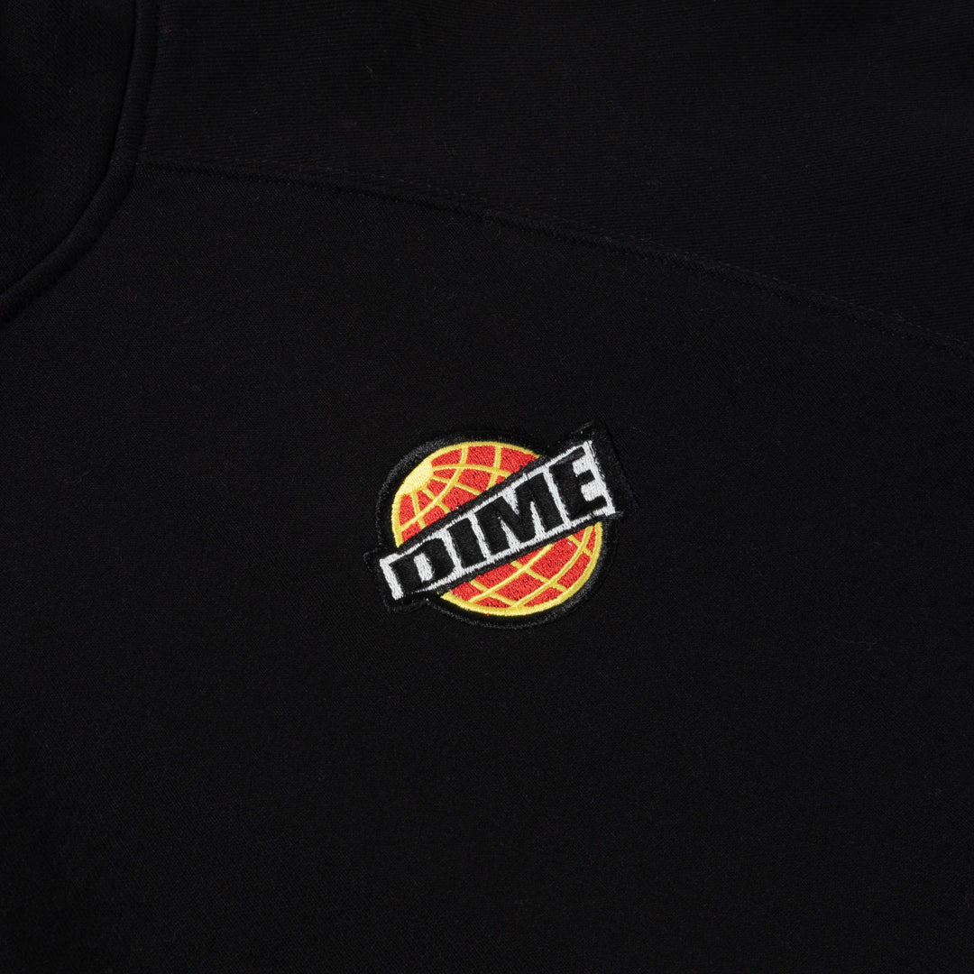 DIME Much Hoodie Black — détail