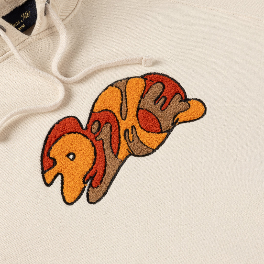 DIME Mural Hoodie Fog — détail
