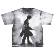 WELCOME SHADOW ALL-OVER-PRINT KNIT TEE