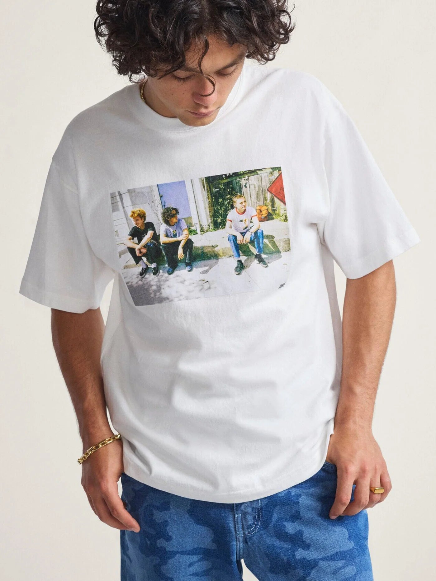 VANS SKATE ATIBA HAZE CURB CREW SS TEE
