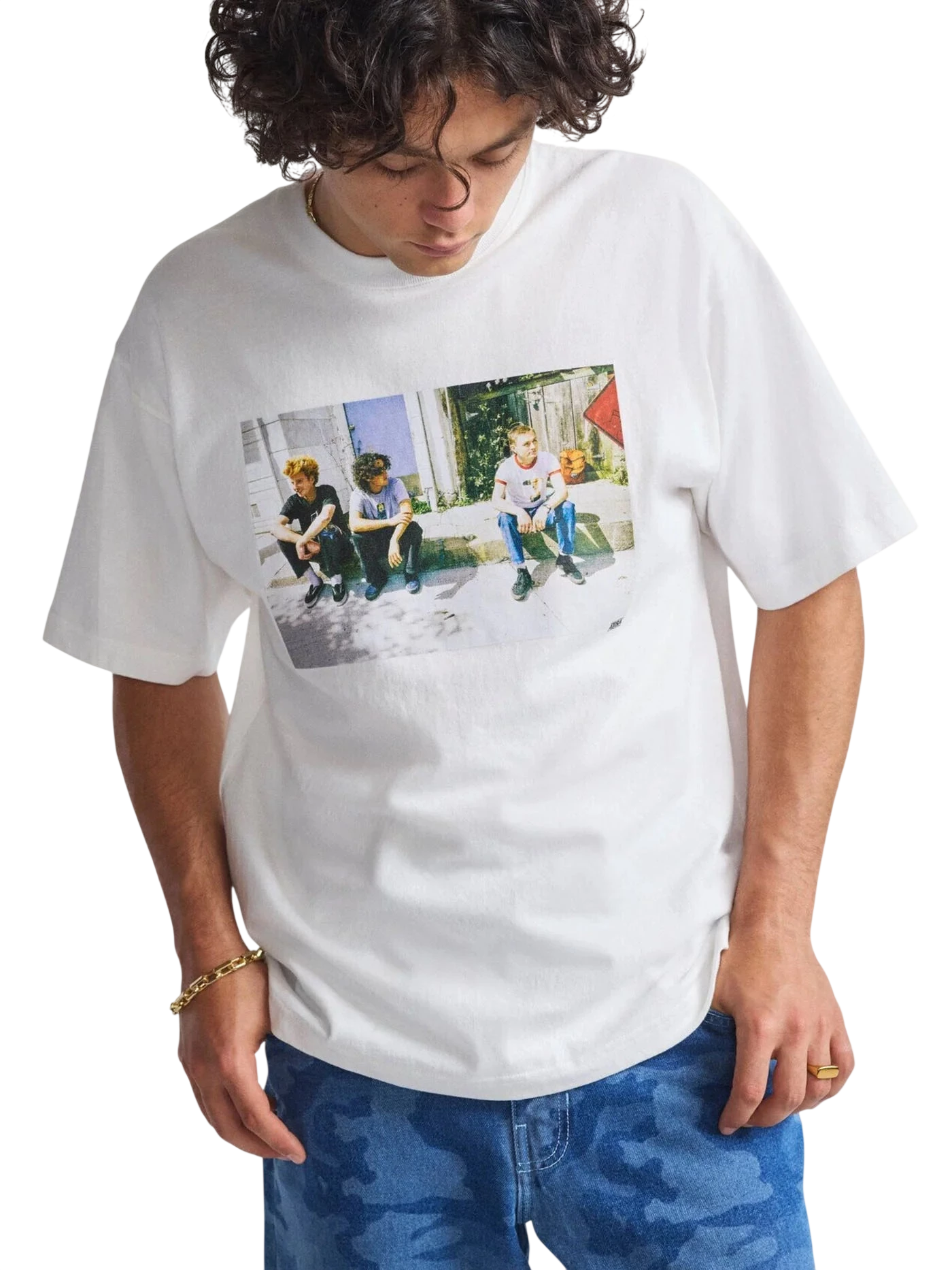VANS SKATE ATIBA HAZE CURB CREW SS TEE