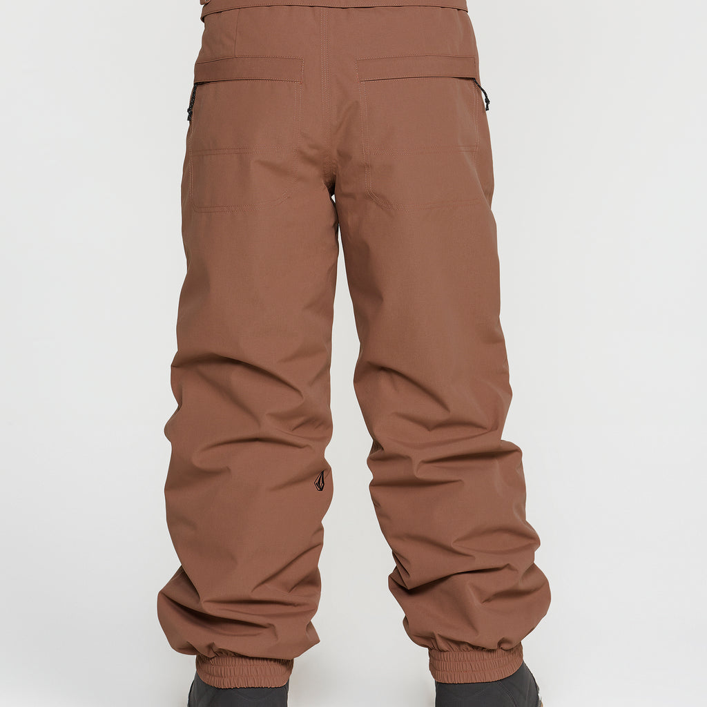 VOLCOM Youth Chaos Insulated Pant Desert Taupe - dos