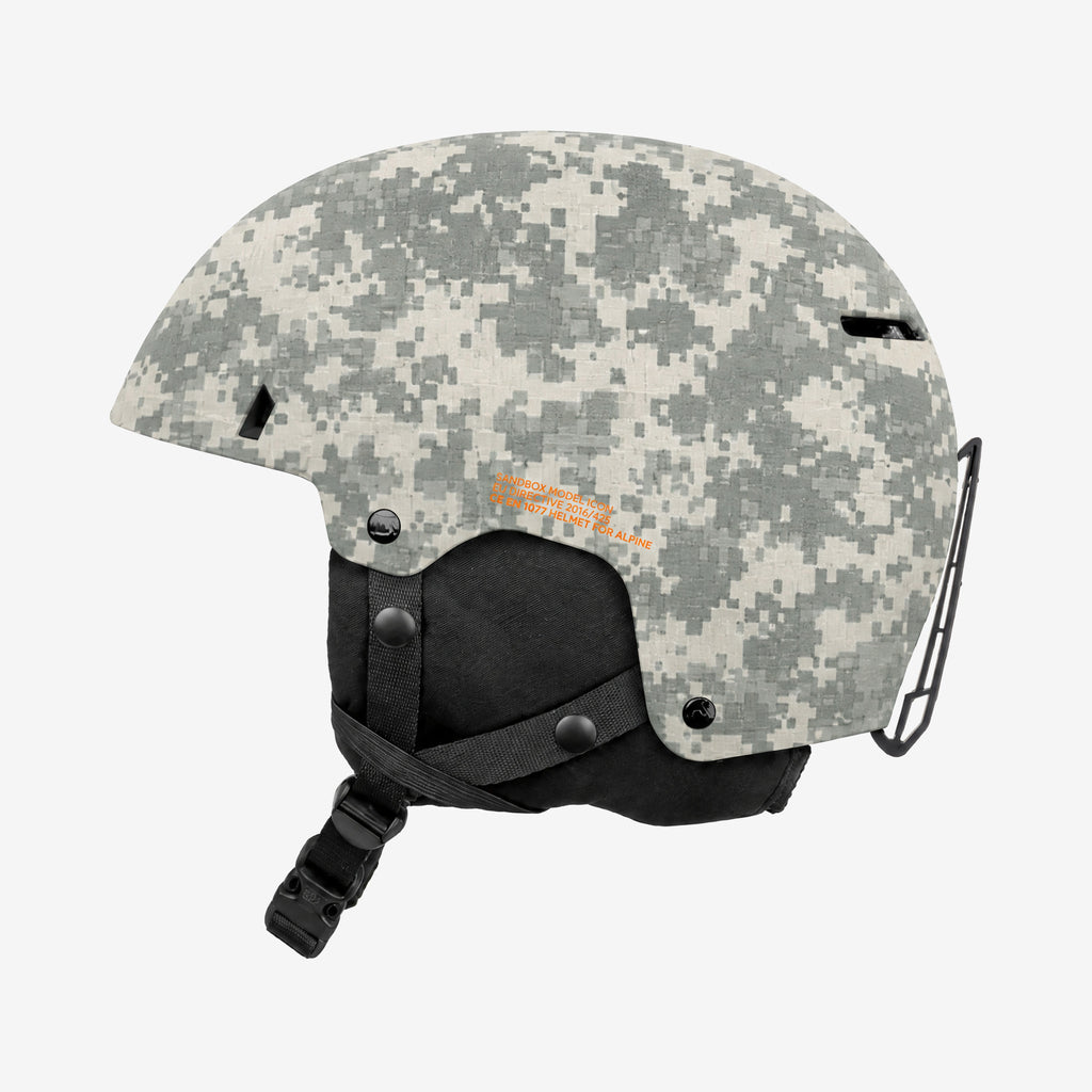SANDBOX ICON SNOW HELMET DIGI CAMO - côté gauche
